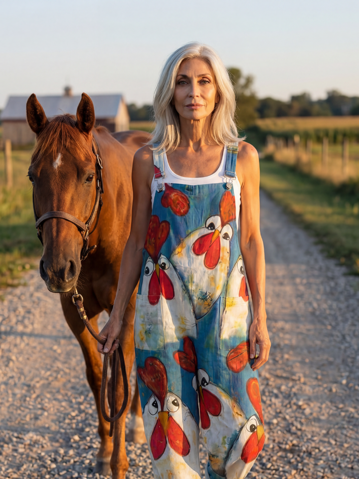 Ilaria | Playful Motif Jumpsuit