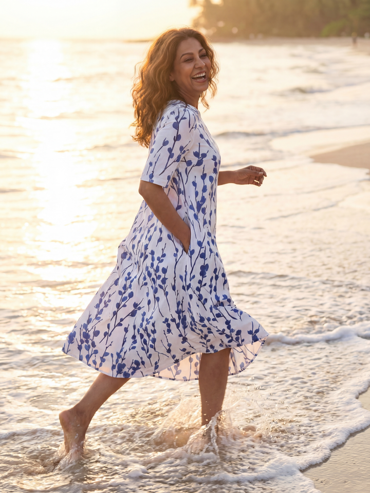 Miles | Floral Midi Dress