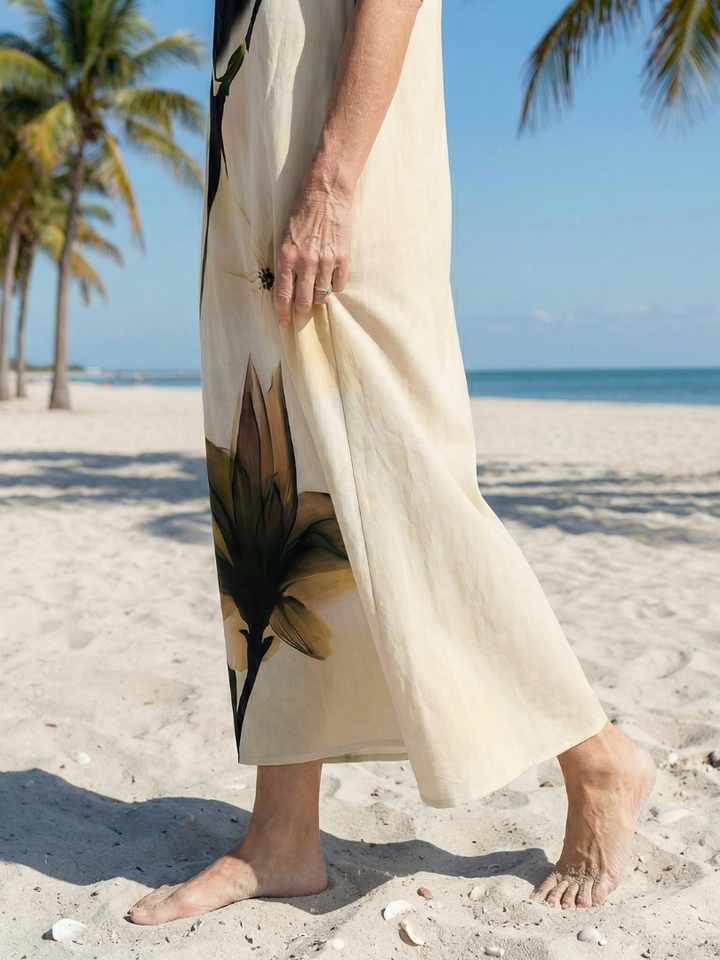 Seraya | Gentle Fall Maxi Dress