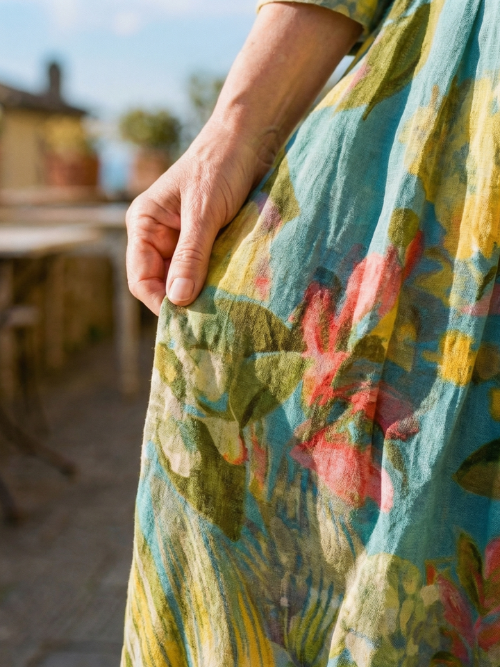 Galen | Painted Canvas Dress